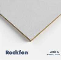 Wyprzedaż płyta sufitowa Rockfon Artic A krawędź prosta 600x600x15 cm