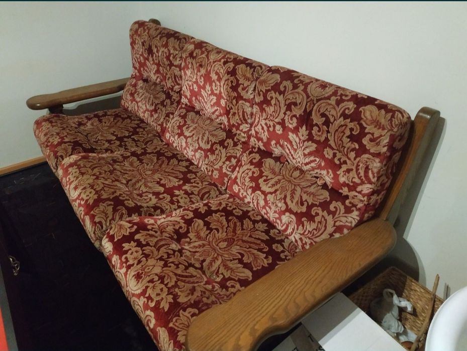 Kanapa sofa orestes komplet wypoczynkowy drewniany 3 +1 +1