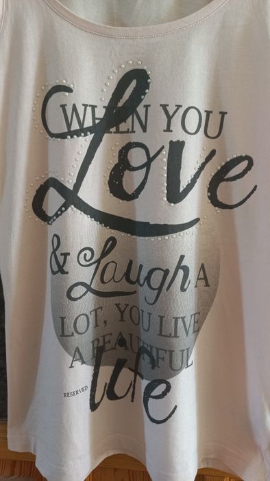 RESERVED-nowa koszulka/bokserka, roz. M/S