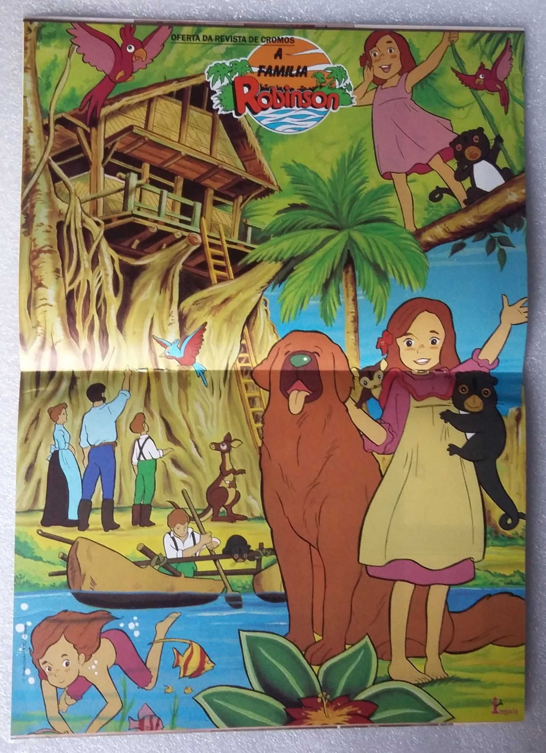 Caderneta A Familia Robinson Vazia com poster