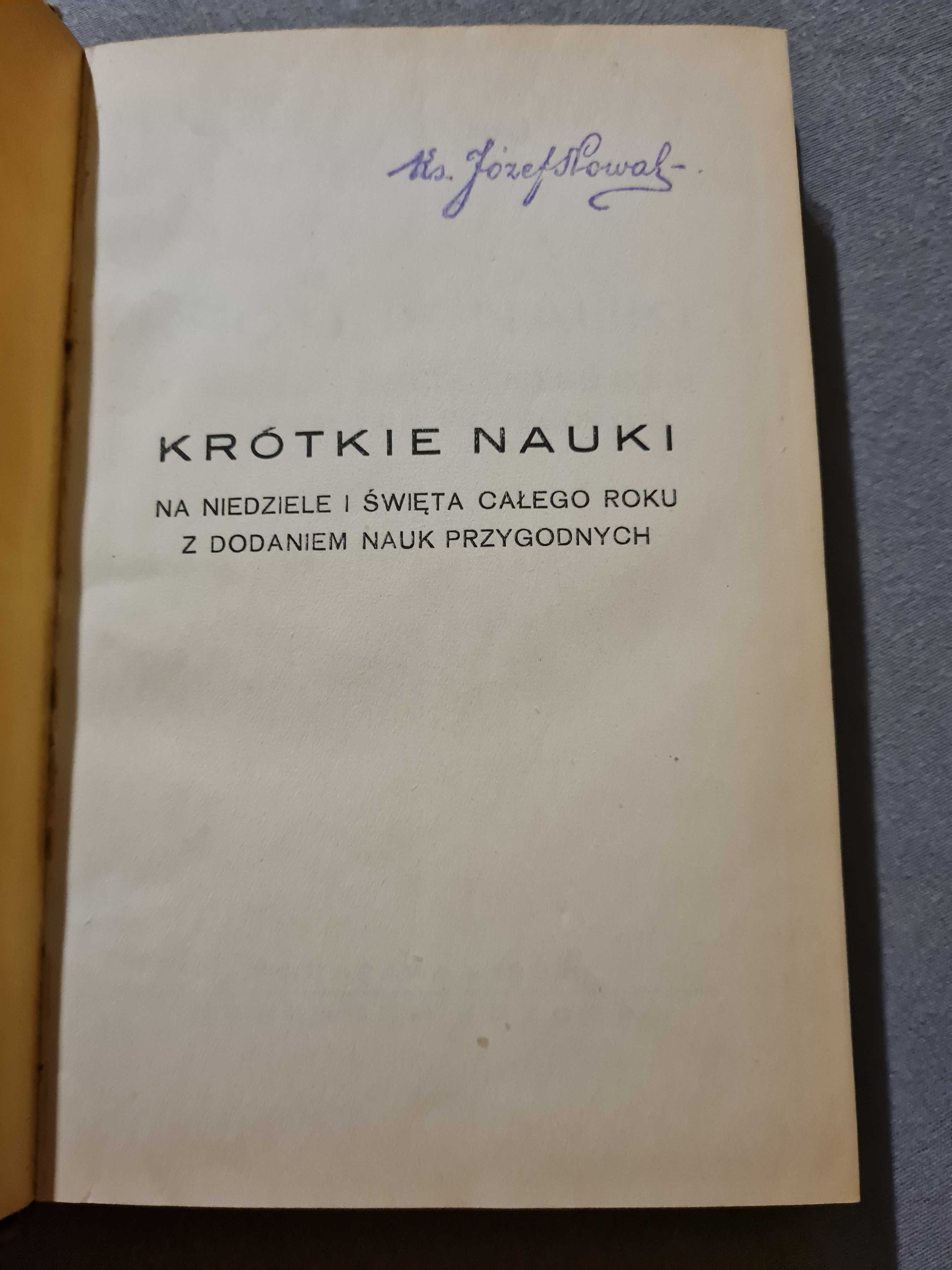 Krótkie nauki ks. A. Syski