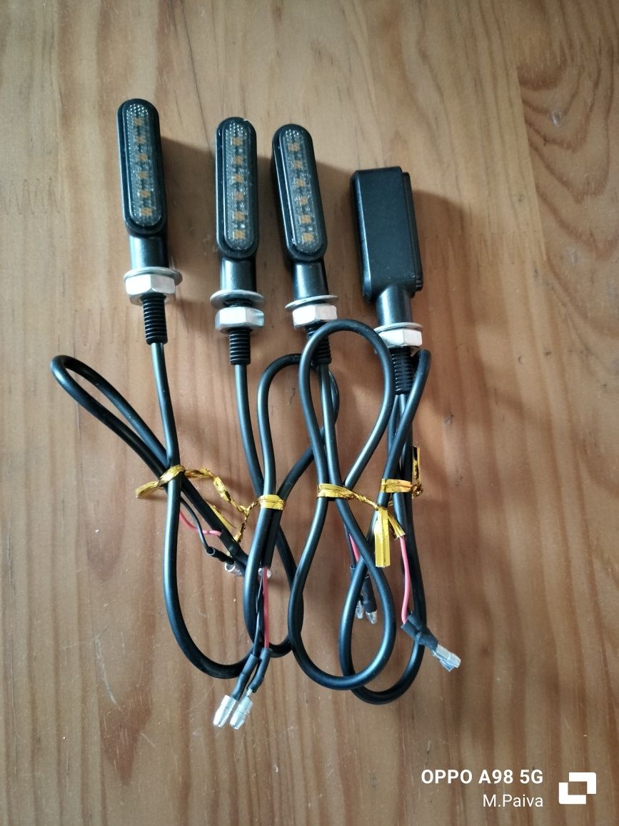 Piscas led para moto
