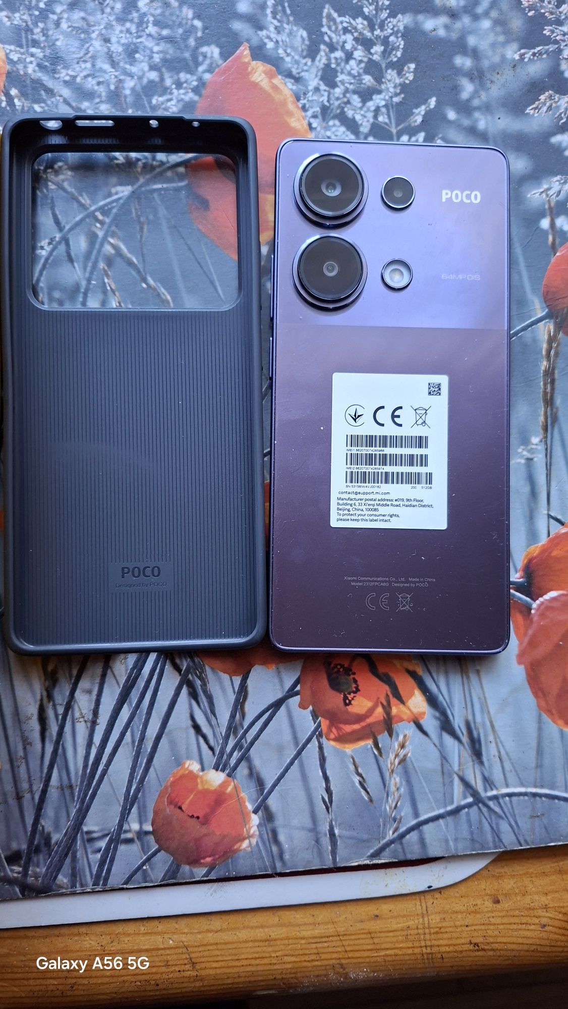 Okazja. Telefon Poco M6 pro kolor fioletowy.