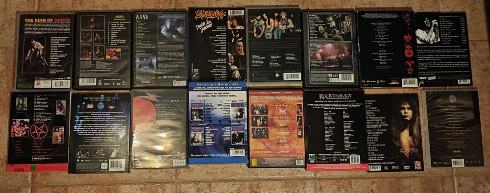 DVDs música Heavy Thrash Hard Rock