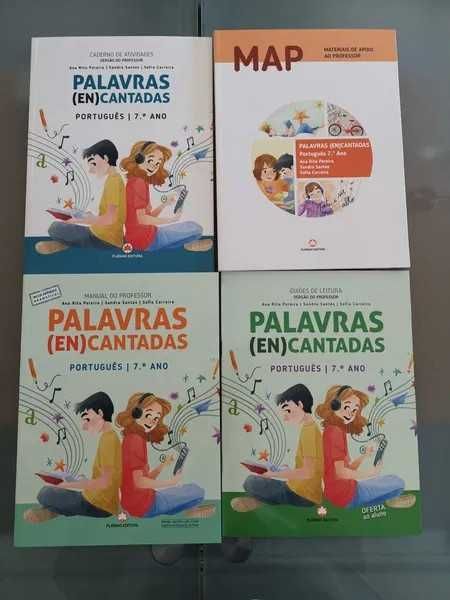 PT 8 PORTUGUÊS, P7 E P8, Palavras encantadas 7 livros professor