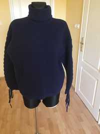 Sweter golf Asos granatowy