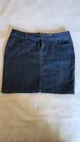 Dżinsowa krótka spódnica z kieszeniami z tyłu GreenPoint jeansowa