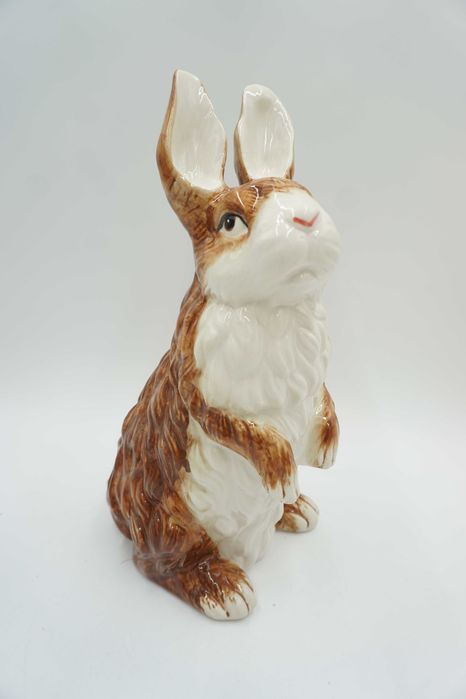 PIĘKNA porcelanowa figurka królik- zając