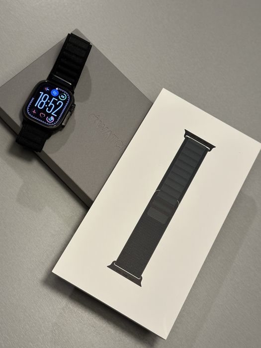 Apple Alpine Loop Dark Green rozm.S. Nowy oryginalny pasek do AWUltra