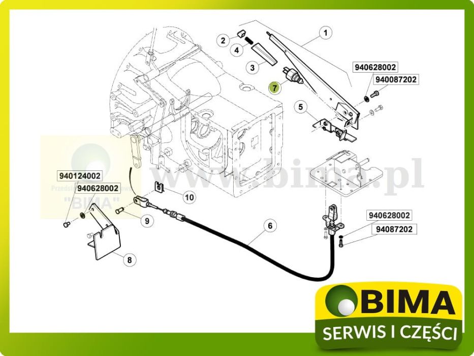 Czujnik stopu - Hamulca Renault Oryginał Claas