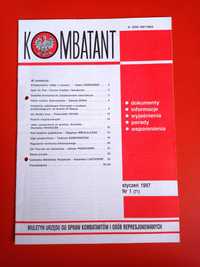 Kombatant, biuletyn, nr 1/1997, styczeń 1997