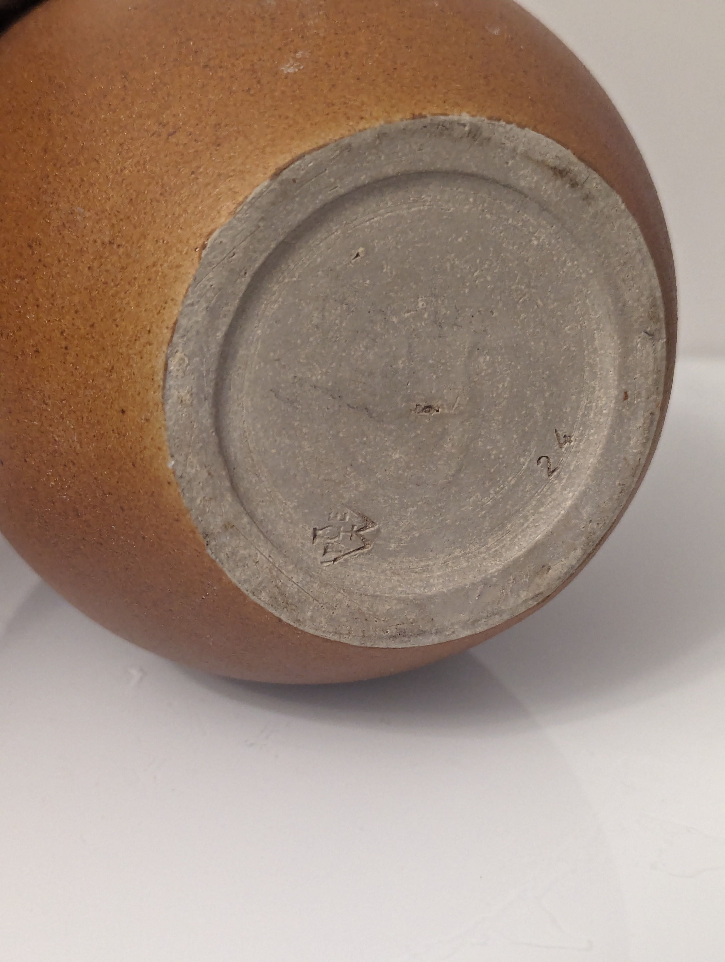 Wazon Paul Eydner Niemcy lat lava studio Pottery