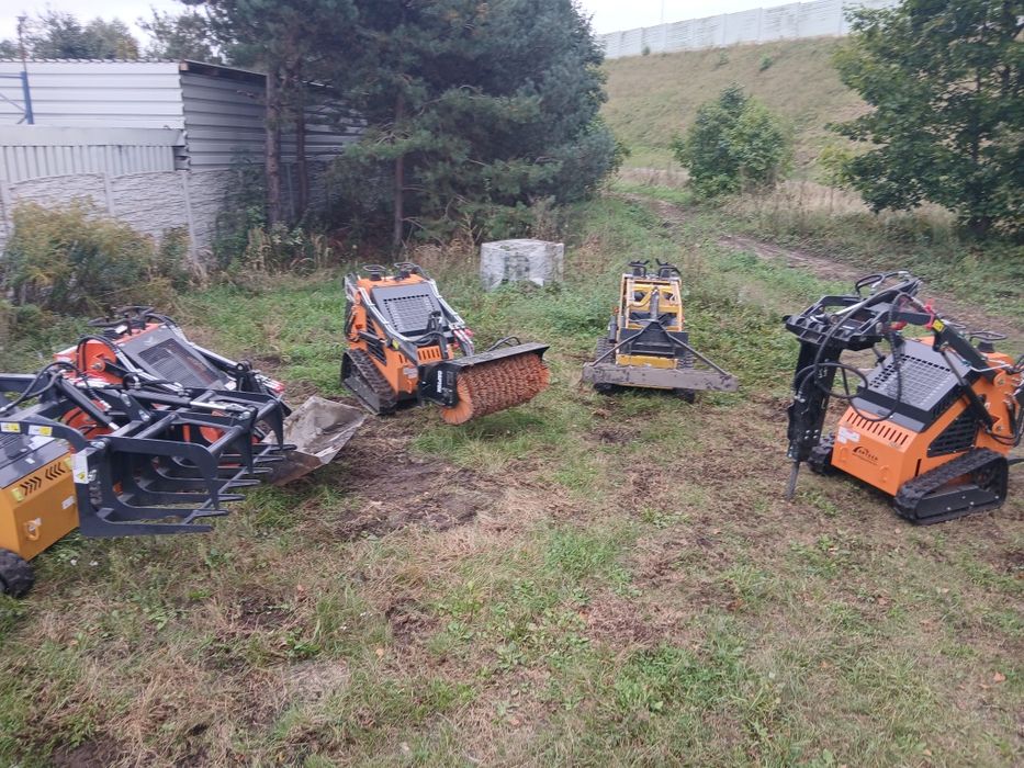 Wynajme miniladowarke skidsteer mlot szczotka wiertnica  wypożyczę