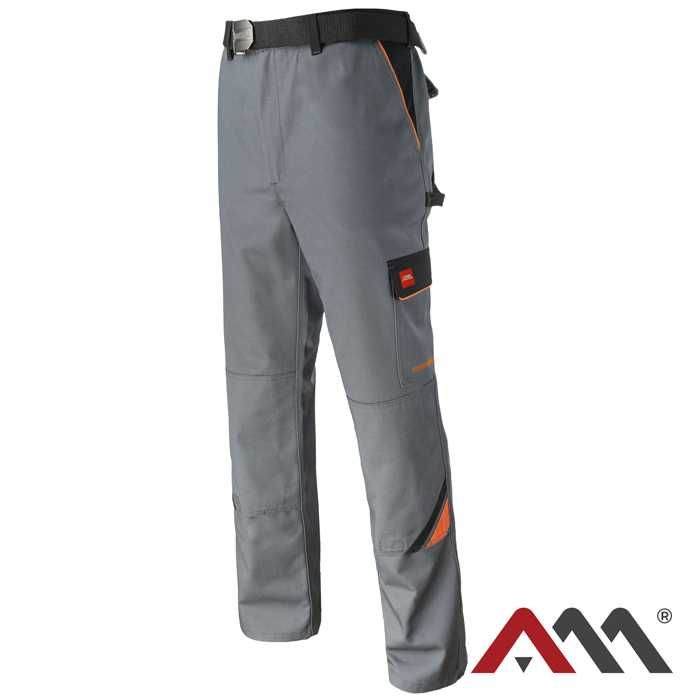 spodnie robocze monterskie do pasa szare czarne grafitowe niebieskie