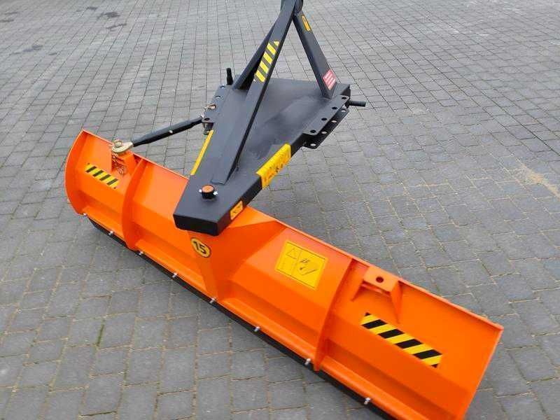 Pług do śniegu spych-do ciągnika na tył-OBROTOWY-solidny blacha 4mm