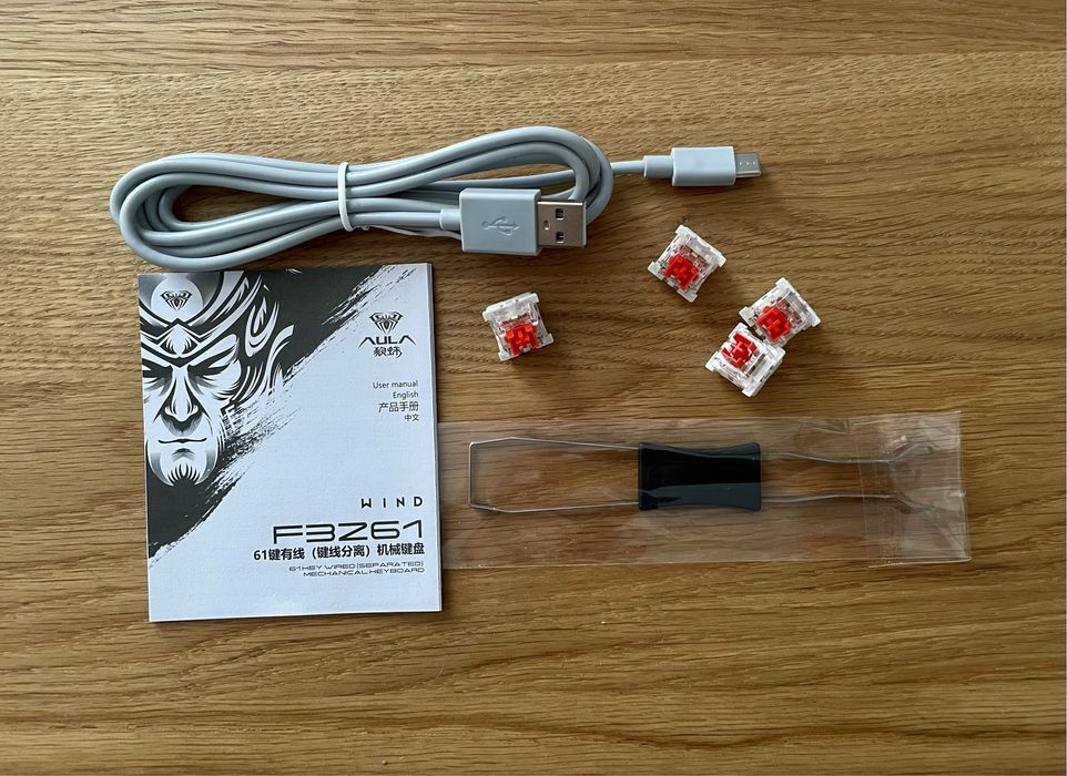 НОВІ Механічні Клавіатури AULA F3261 RED HOT SWAP RGB