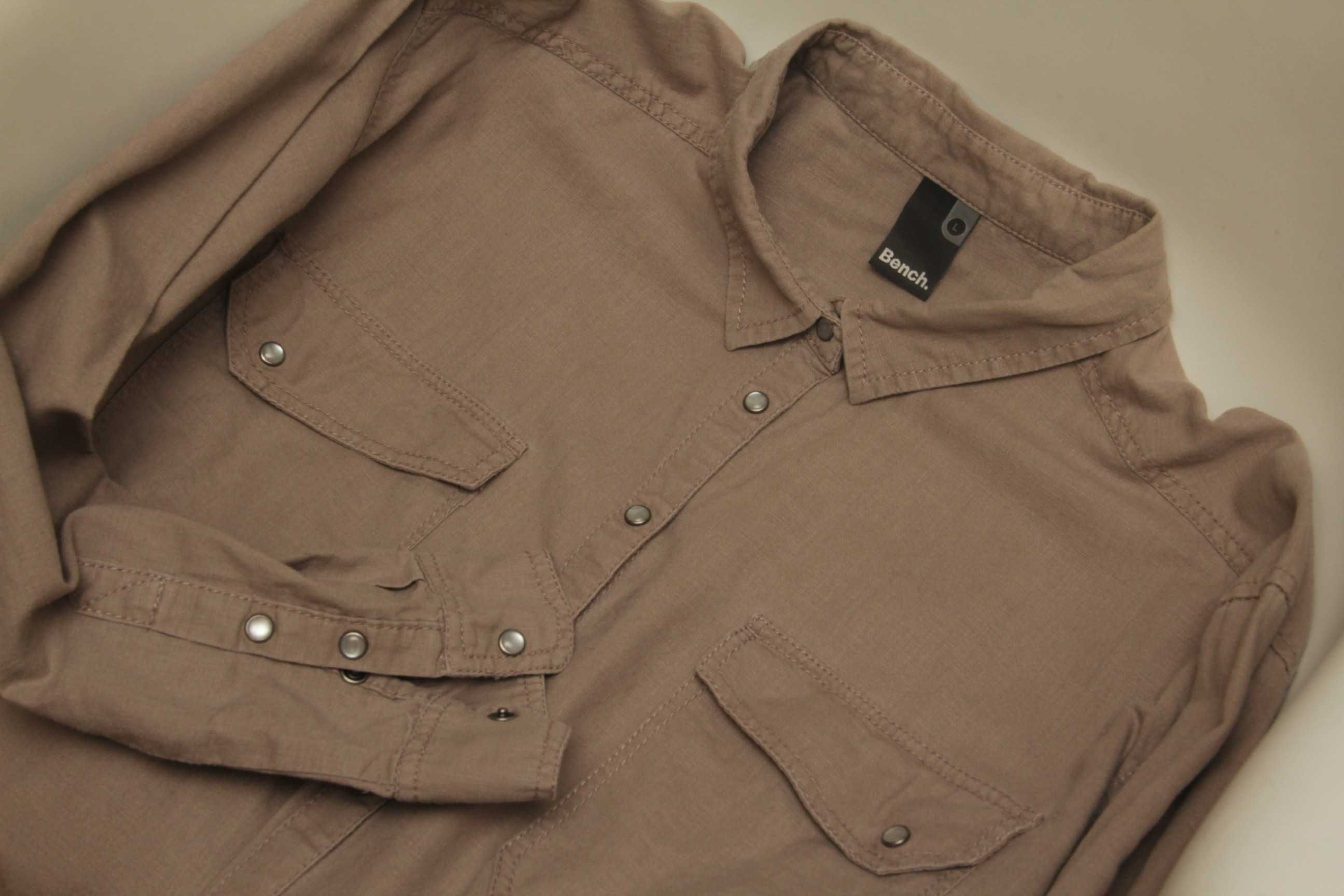 Bench рр L-XL рубашка льняная рубашка из льна