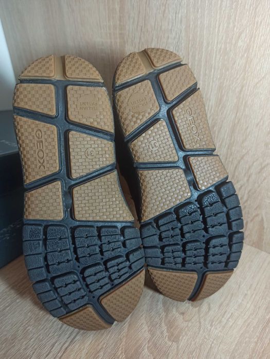 31 розмір Дитячі утеплені демісезонні шкіряні черевики Geox Flexyper