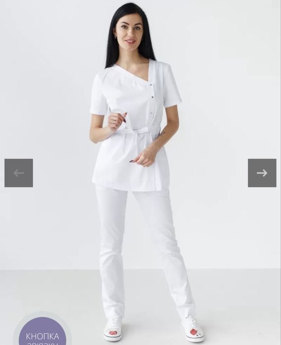 Медичний костюм Білий Халат розмір М