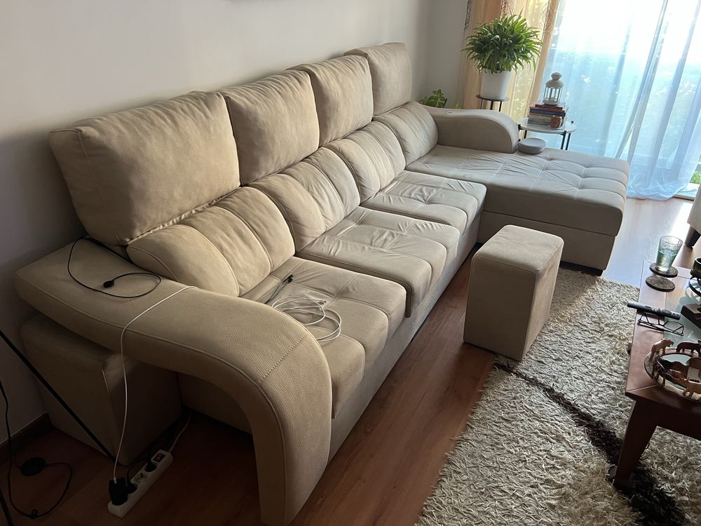 Sofá 3 lugares + chaise