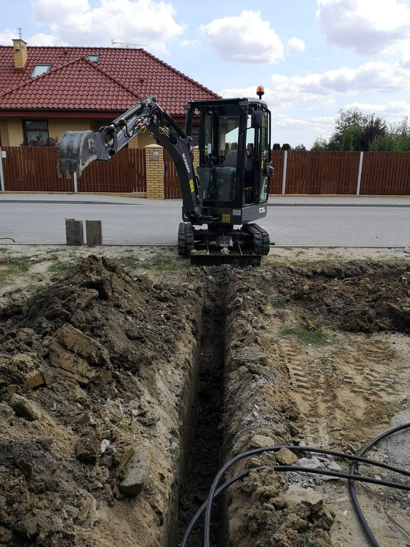 TERMIN DZIŚ/JUTRO Usługi Minikoparka Koparka Wynajem Pruszków + 50