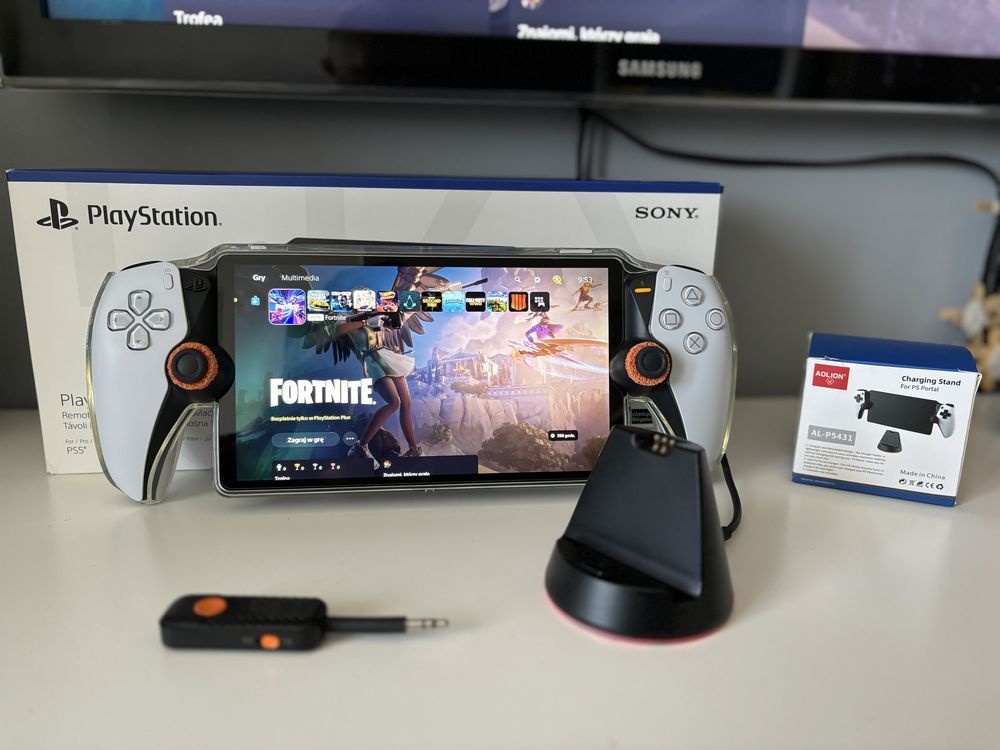 Ps portal ps5 gwarancja ładowarka stojak etui adapter bluetooth szkło