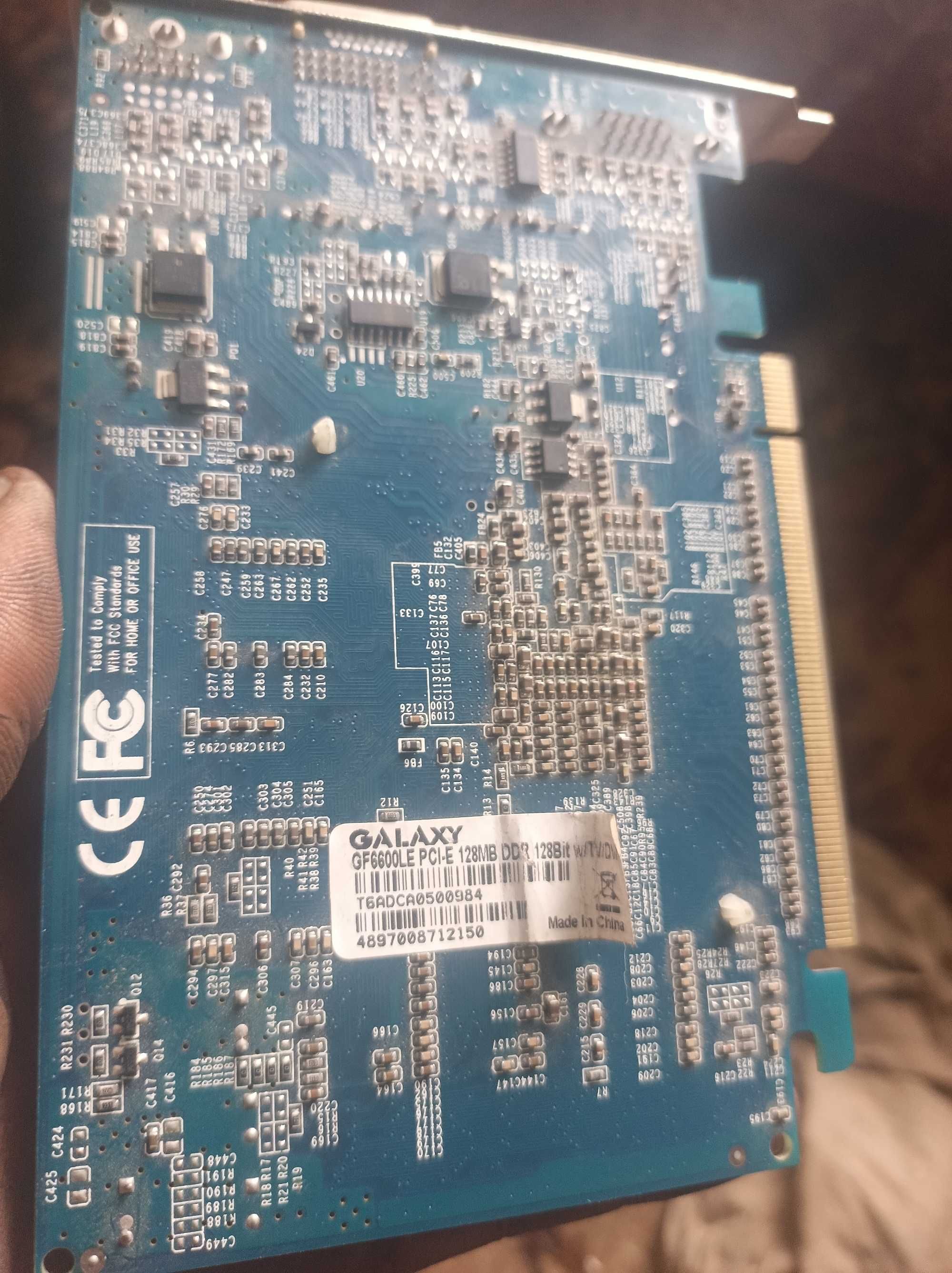 Відеокарта Galaxy GF6600LE PCI-E 128MB DDR 128Bit W/TV.
