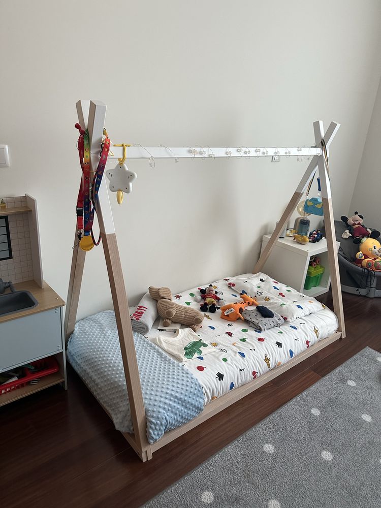 Cama Madeira tipo Cabana (Criança)