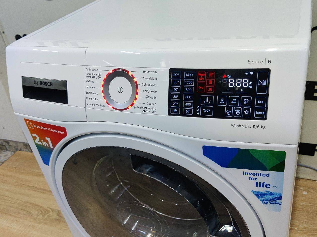 Стирально-сушильная машина BOSCH™ Serie6 Wash&Dry. 9/6kg.Идеал. 2019г.