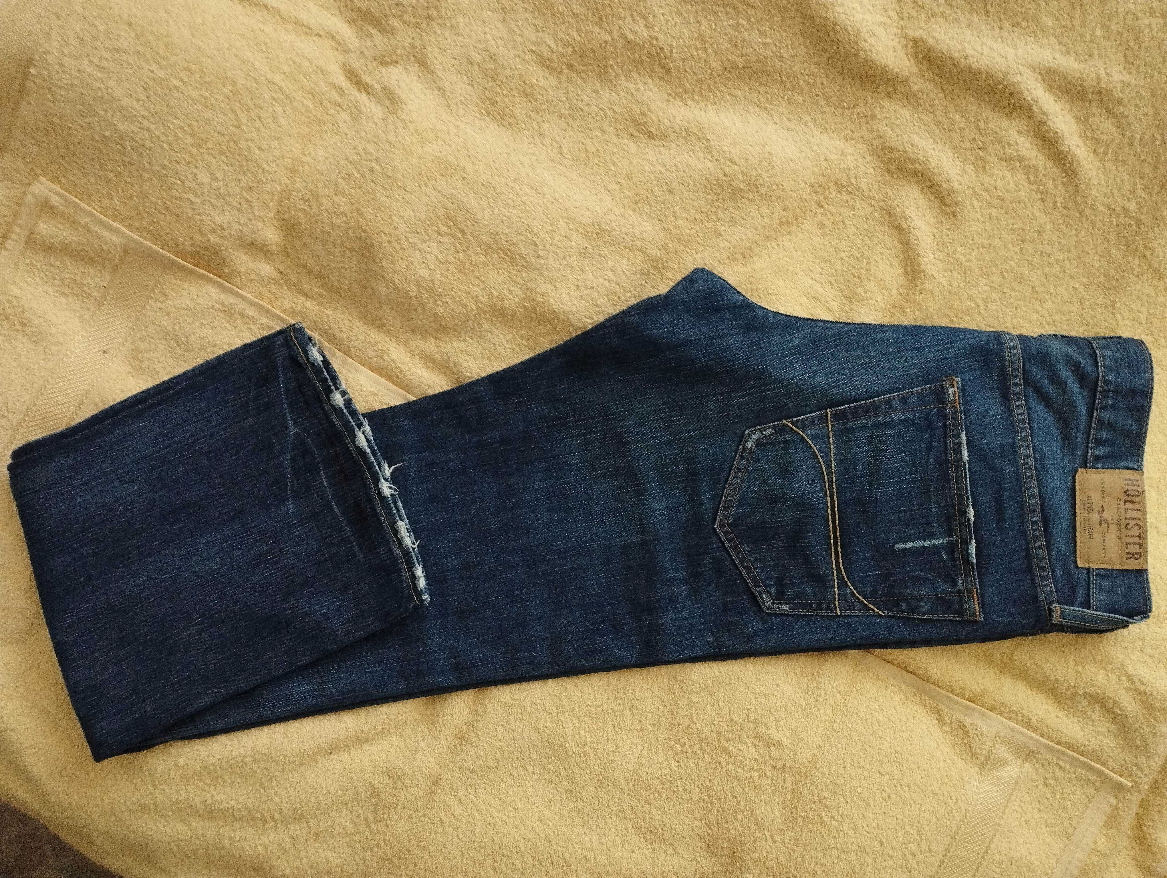 Spodnie jeans Hollister 32/32 abercrombie