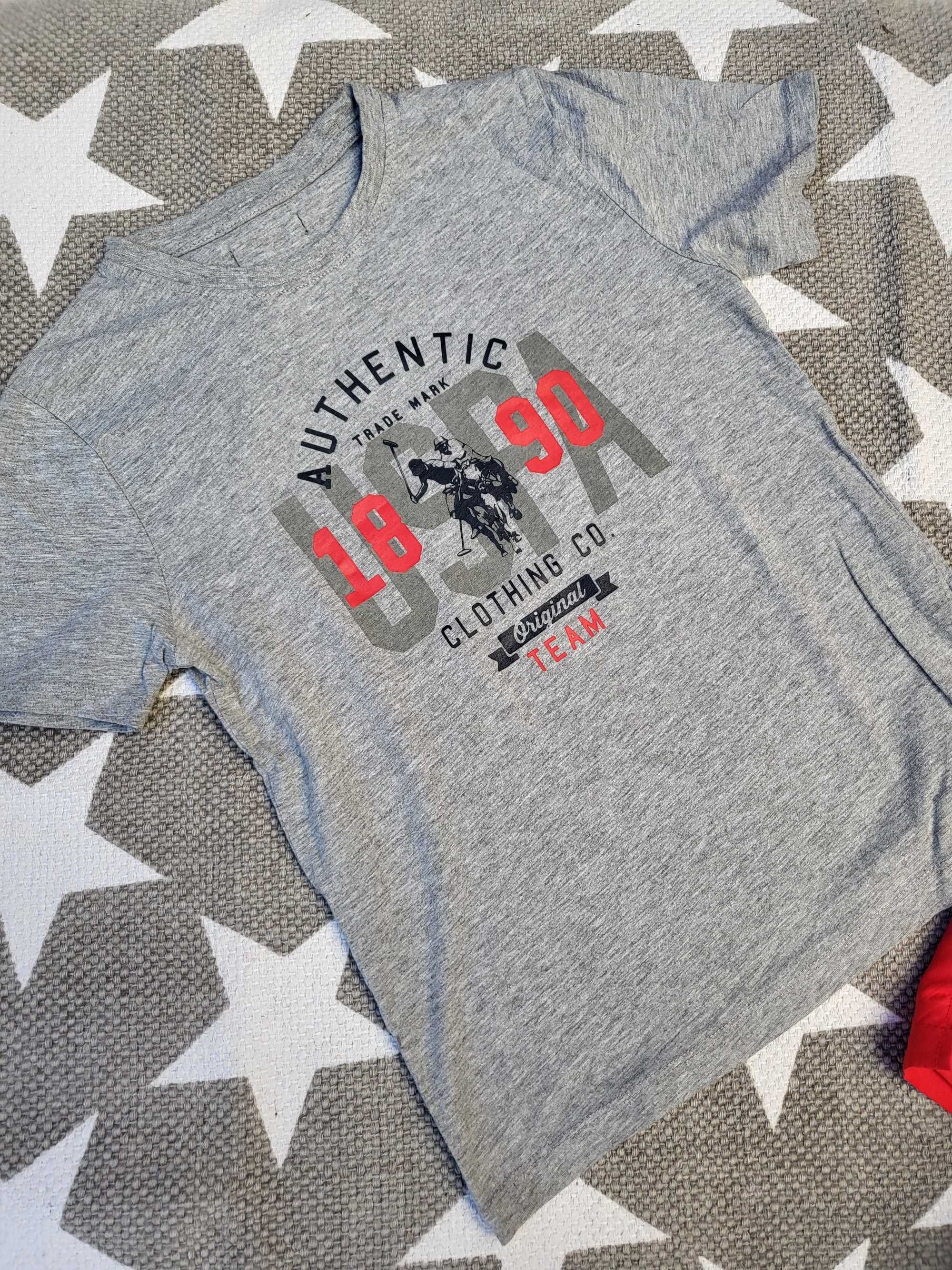 Szorty kąpielówki + tshirt "U.S Polo Assn" r.10-11lat r.140