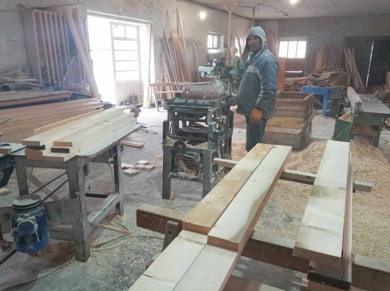 Блок-хаус 130*25*4м. (Вагонка, імітація бруса, рейка) З доставкою