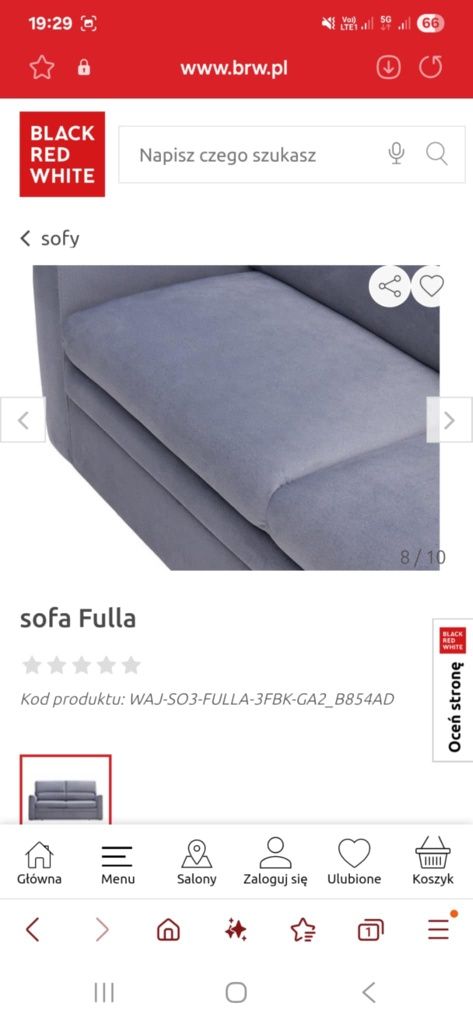 Sprzedam Sofe Fulla z BRW