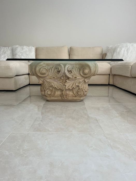 Mesa de centro trabalhada