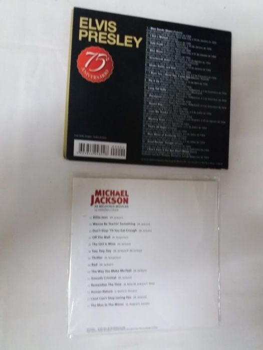 Música Rock - Elvis Presley e Michael Jackson