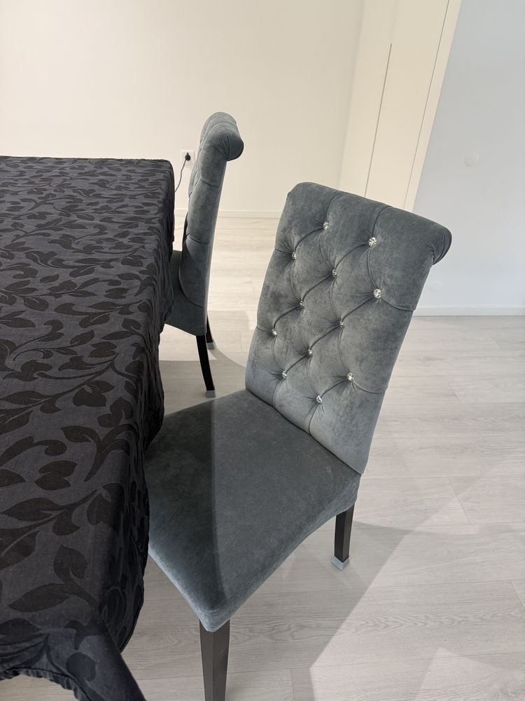 Conjunto de 4 cadeiras para mesa de jantar