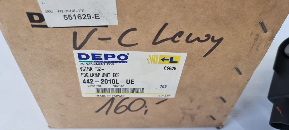 Halogen lewy opel vectra c depo nowy