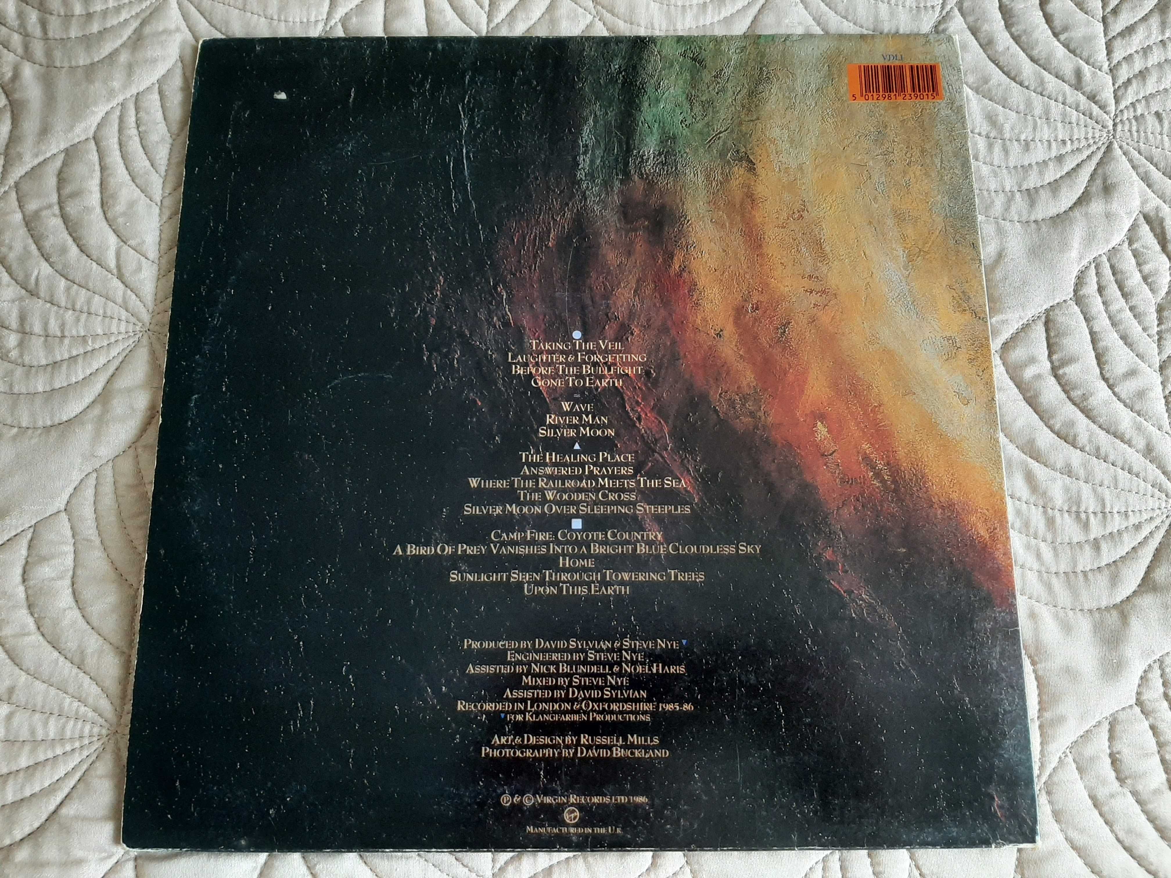 David Sylvian - Gone To Earth - UK - 2 x Vinil LP