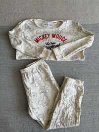 Beżowa piżama dwuczęściowa Mickey Mouse Zara