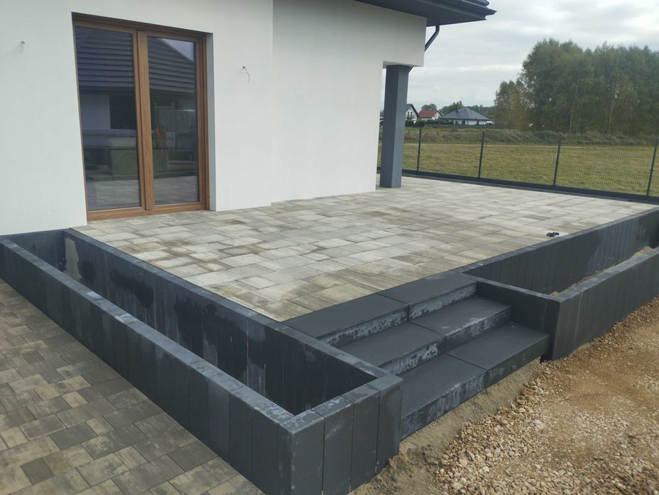 układanie kostki brukowej usługi brukarskie brukarstwo wykopy