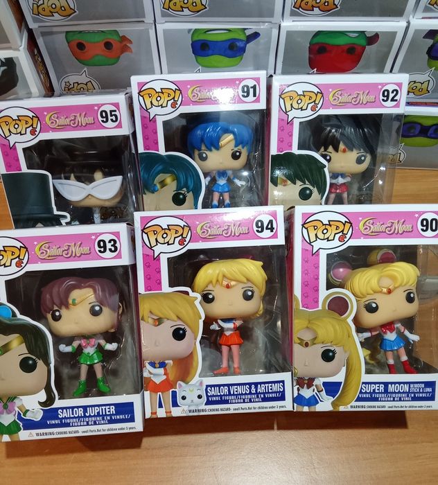 Pack sailor moon figuras novas em caixa