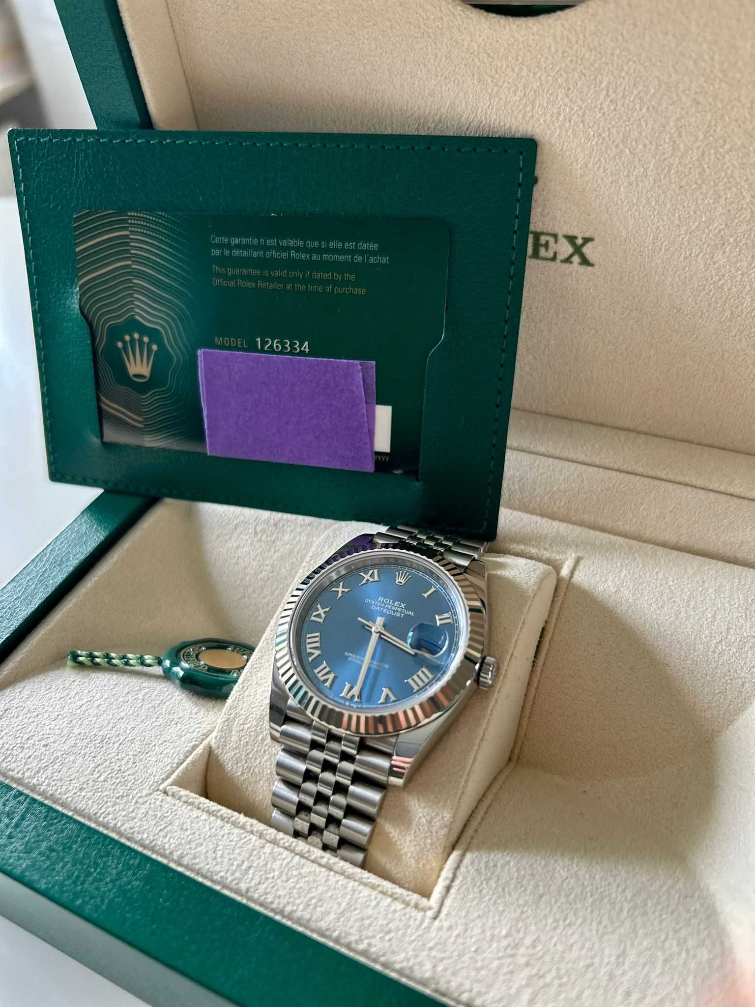 Rolex Datejust 41 Azzurro Blue