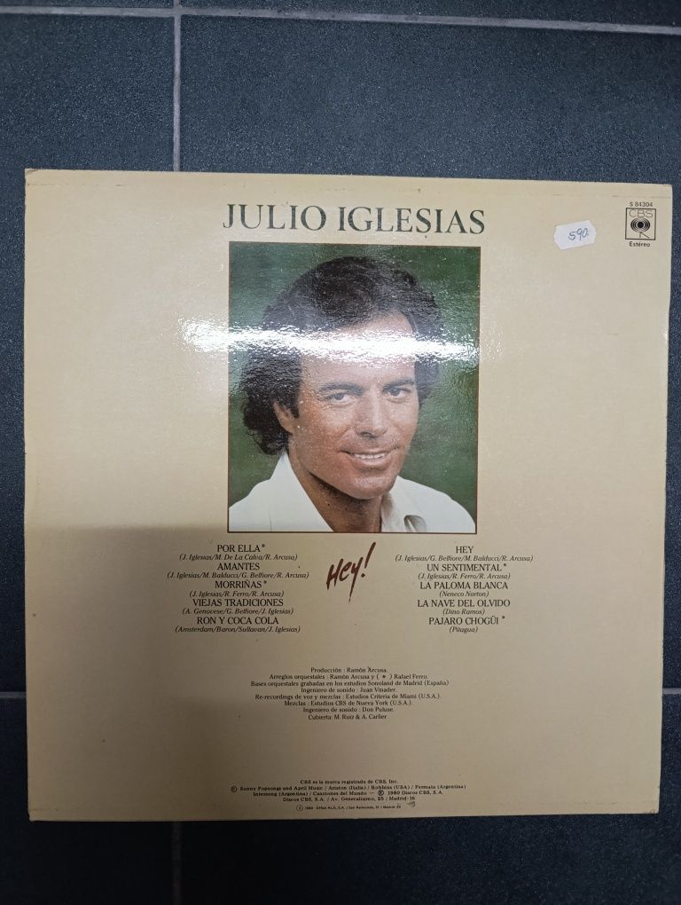 Vinil LP Julio Iglesias