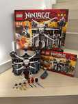 Aktualne UNIKAT LEGO Ninjago 2505 Twierdza Garmadona KOMPLET + pudełko