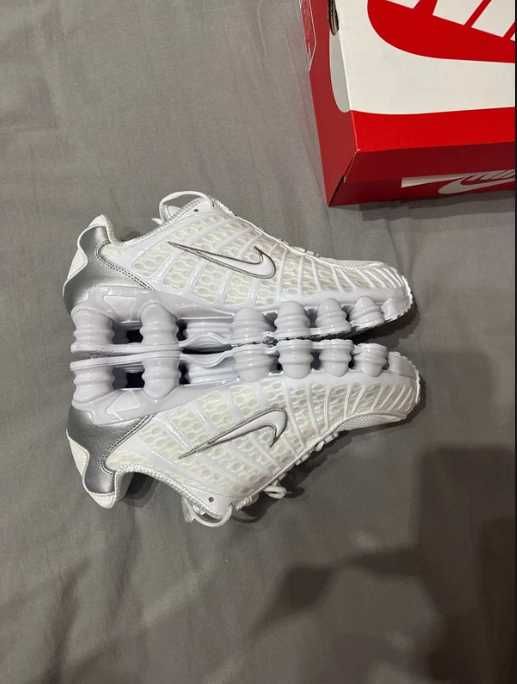 Buty meskie Mokasyny Nike_Shox_TL_White R.39