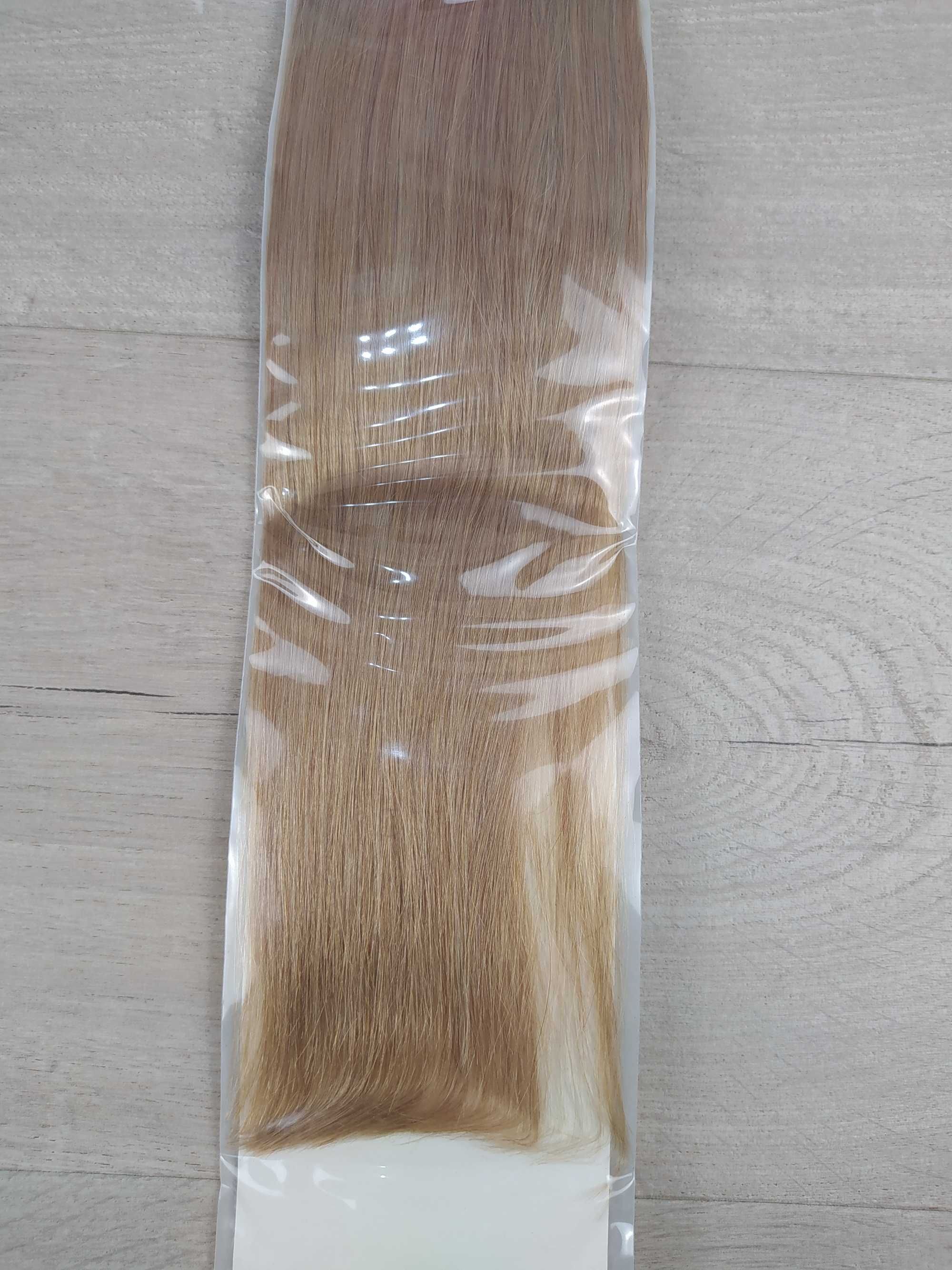 Easyouth Microring Przedłużki Prawdziwe włosy Ombre 45 cm #10/14 50g