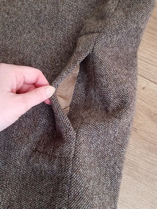 ZARA Basic wełniana spódniczka spódnica mini