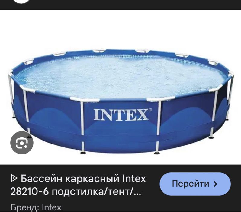 Бассейн intex 366x76, пісочний фільтр bestway 5,6куб в час, скимер