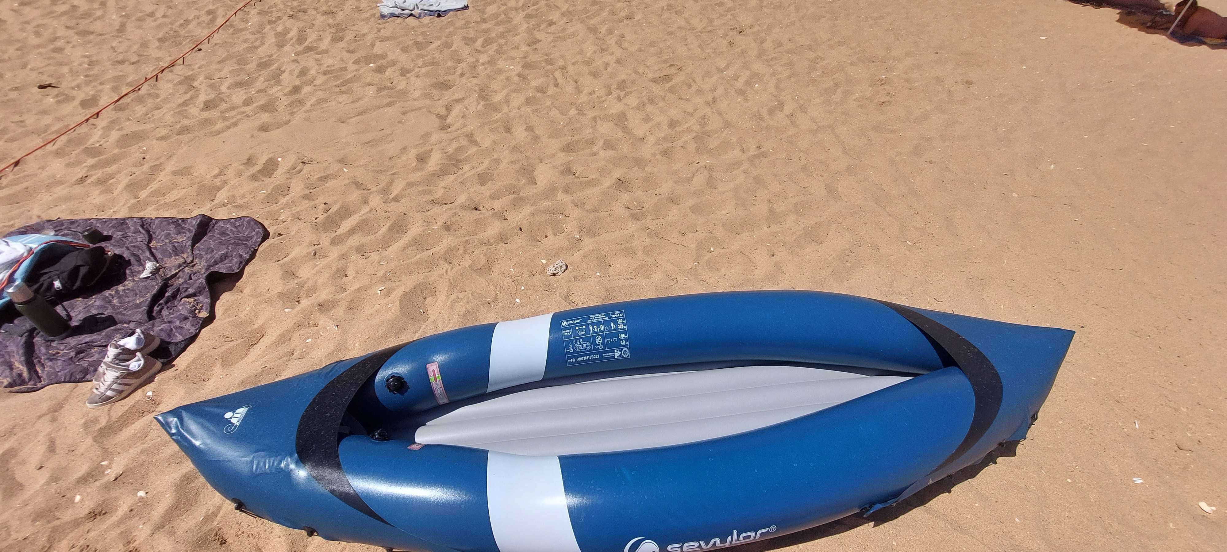 KAYAK  inflável de 2 lugares,  SEVILOR TAHAA, cor azul