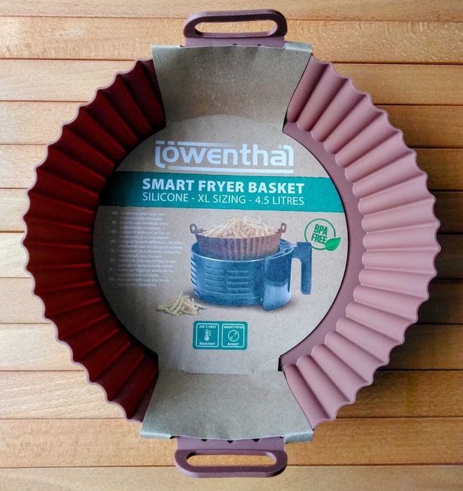LÖWENTHAL Airfryer silikonowy kosz do frytkownicy beztłuszczowej 4,5l